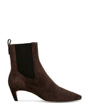Reformation Roberta Chocolate Brown Suede Boots Size 8.5